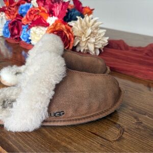 UGG Tan Sheepskin Slippers